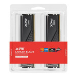 Adata Lancer RGB DDR5 32GB RAM με 2x16GB Modules και Ταχύτητα 6000 για Desktop Κωδικός AX5U6000C3016G-DTLABRBK