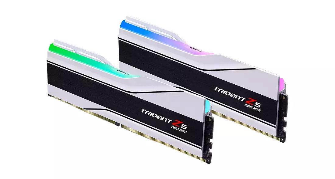 G.Skill Trident Z5 Neo RGB DDR5 32GB RAM με 2x16GB Modules και Ταχύτητα 6000 για Desktop Κωδικός F5-6000J3036F16GX2-TZ5NRW