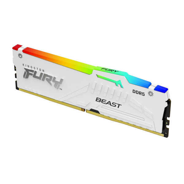 Kingston Fury Beast RGB DDR5 με Module 1x32GB και Ταχύτητα 6000 για Desktop Κωδικός KF560C36BWEA-32