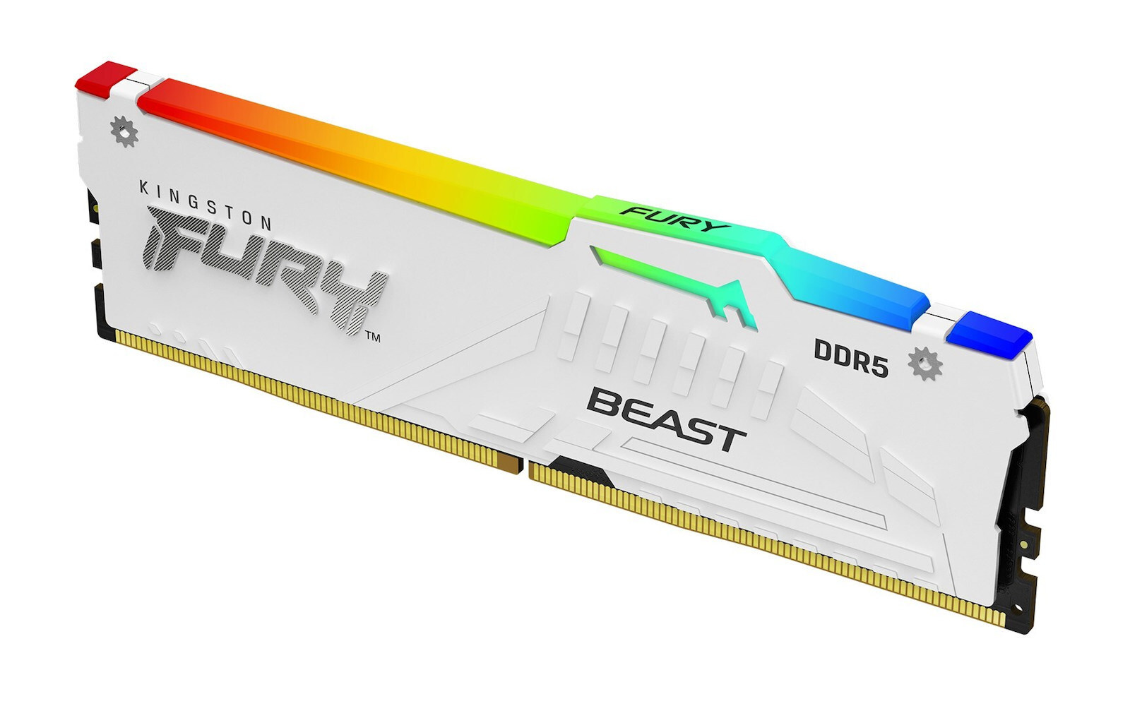 Kingston Fury Beast RGB DDR5 με Module 1x32GB και Ταχύτητα 6000 για Desktop Κωδικός KF560C36BWEA-32