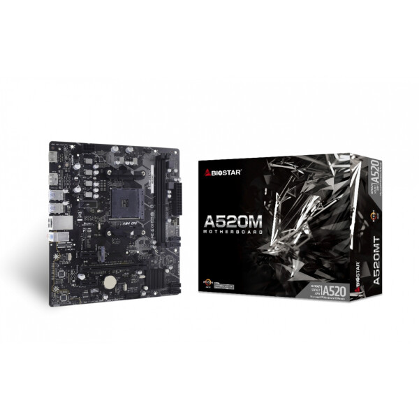 Biostar A520MT Ver. 6.0 Motherboard Micro ATX με AMD AM4 Socket