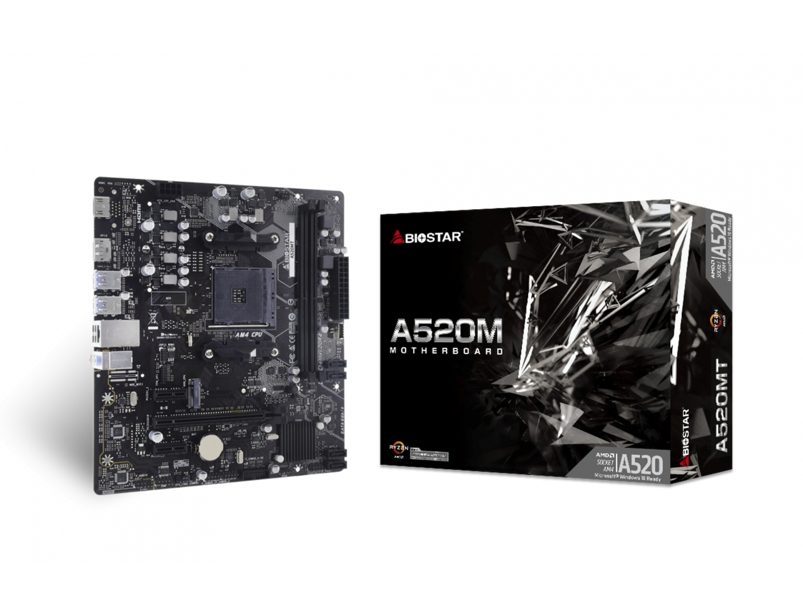 Biostar A520MT Ver. 6.0 Motherboard Micro ATX με AMD AM4 Socket