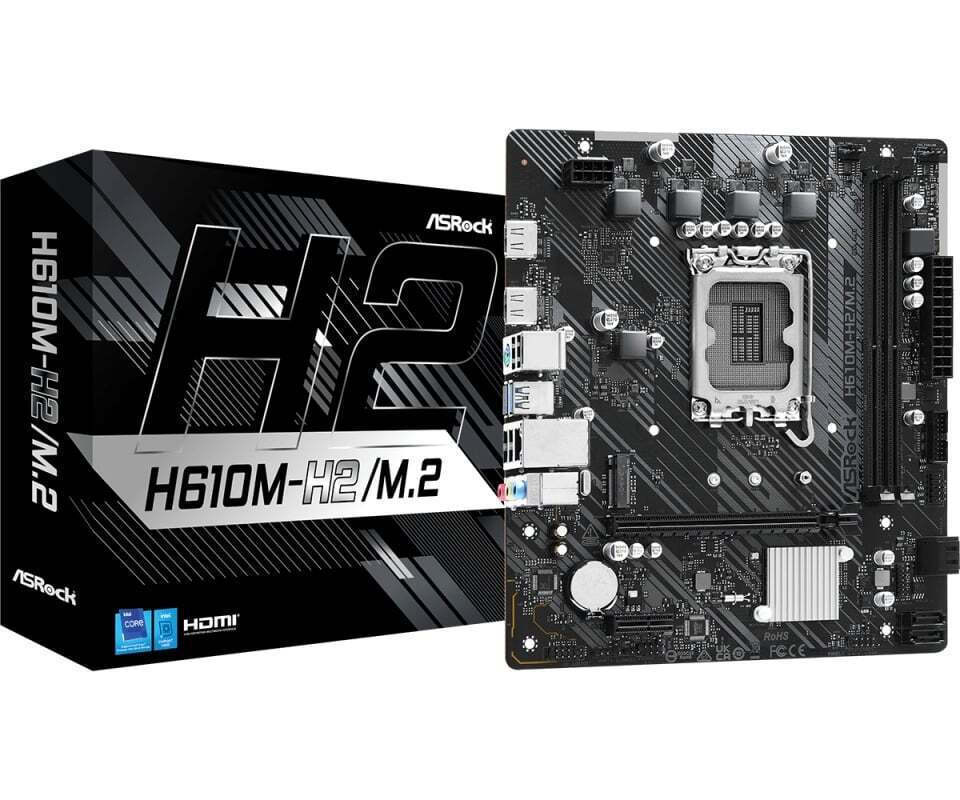 ASRock H610M-H2/M.2 Motherboard Micro ATX με Intel 1700 Socket