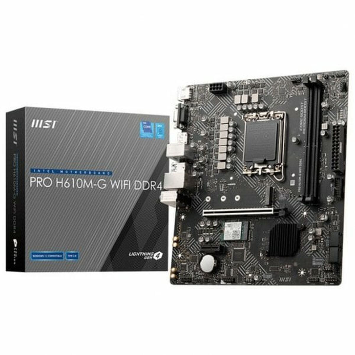 MSI Pro H610M-G WIFI DDR4 Motherboard Micro ATX με Intel 1700 Socket