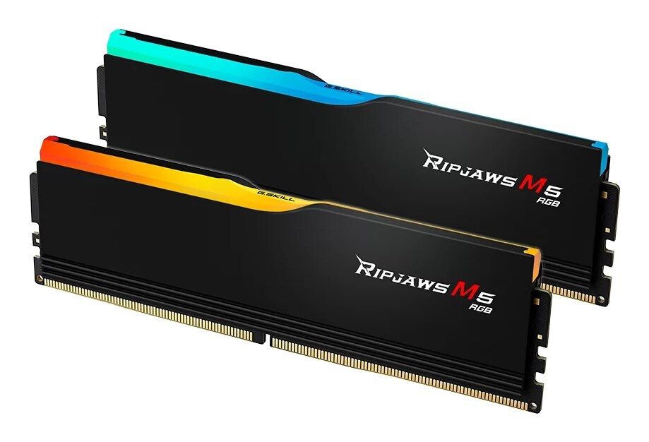 G.Skill Ripjaws M5 RGB XMP DDR5 32GB RAM με 2x16GB Modules και Ταχύτητα 6000 για Desktop Κωδικός F5-6000J3636F16GX2-RM5RK