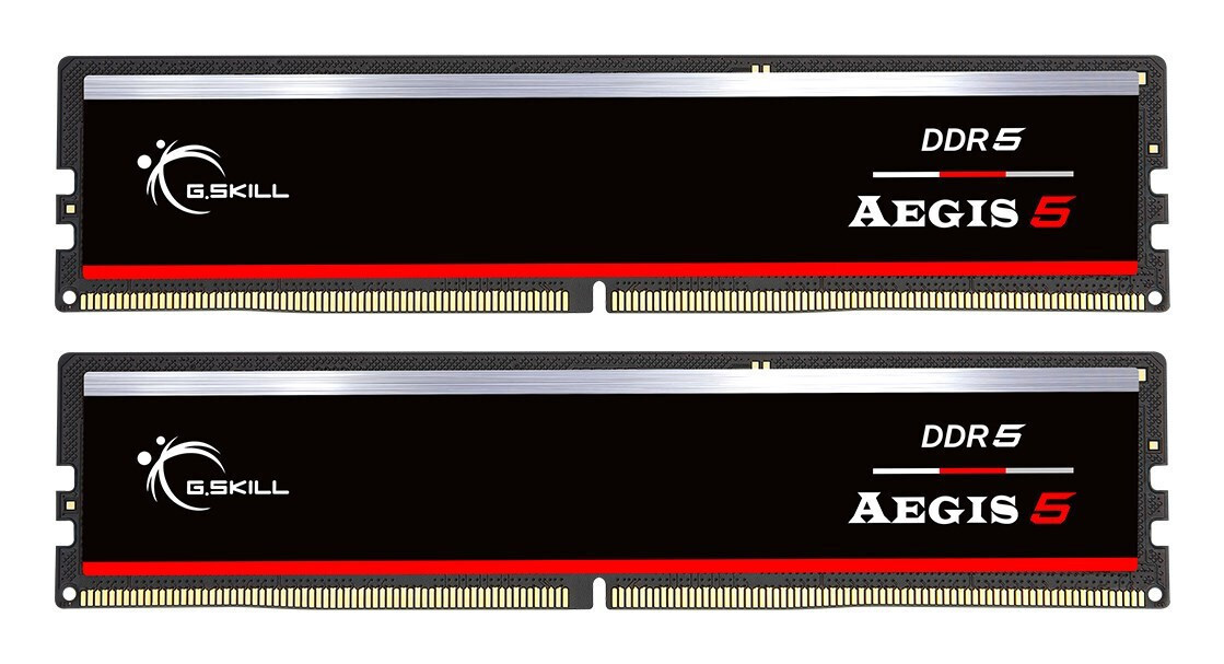 G.Skill Aegis 5 DDR5 32GB RAM με 2x16GB Modules και Ταχύτητα 5200 για Desktop Κωδικός F5-5200J4040A16GX2-IS