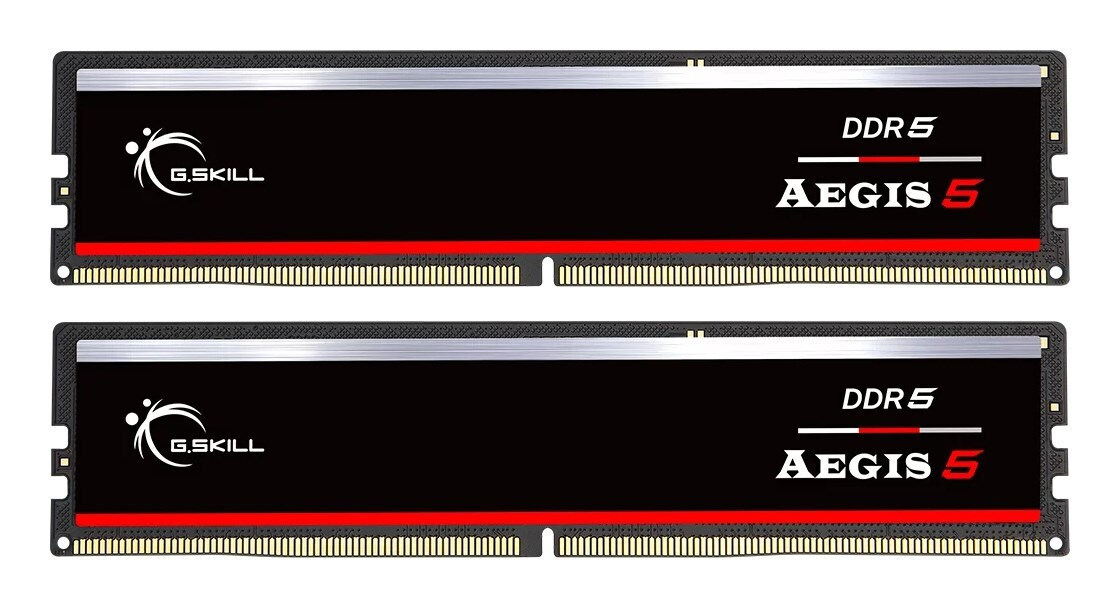 G.Skill Aegis 5 DDR5 64GB RAM με 2x32GB Modules και Ταχύτητα 6000 για Desktop Κωδικός F5-6000J3636F32GX2-IS