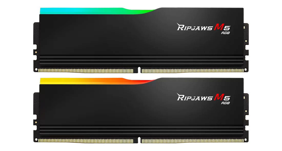 G.Skill Ripjaws M5 RGB DDR5 64GB RAM με 2x32GB Modules και Ταχύτητα 6000 για Desktop Κωδικός F5-6000J2836G32GX2-RM5RK