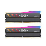Silicon Power Storm RGB DDR5 32GB RAM με 2x16GB Modules και Ταχύτητα 6000 για Desktop Κωδικός SP032GXLWU60CFDK