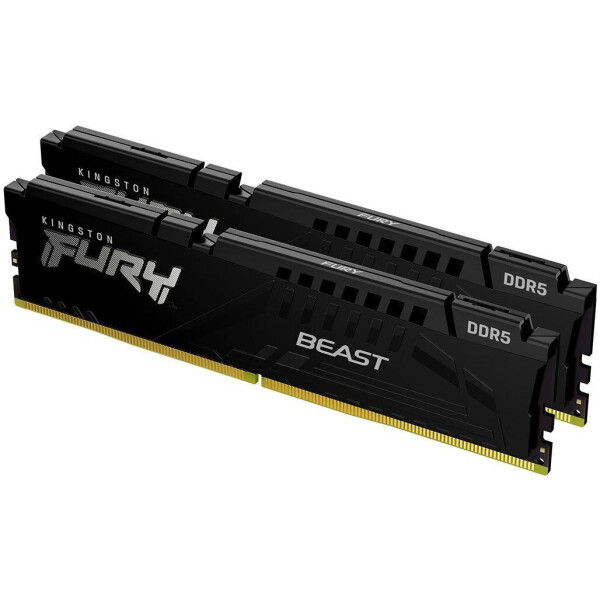Kingston FURY Beast DDR5 128GB RAM με 2x64GB Modules και Ταχύτητα 5600 για Desktop Κωδικός KF556C40BBK2-128