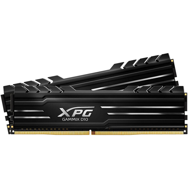 Adata XPG Gammix D10 DDR4 16GB RAM με 2x8GB Modules και Ταχύτητα 3200 για Desktop Κωδικός AX4U32008G16A-DB10