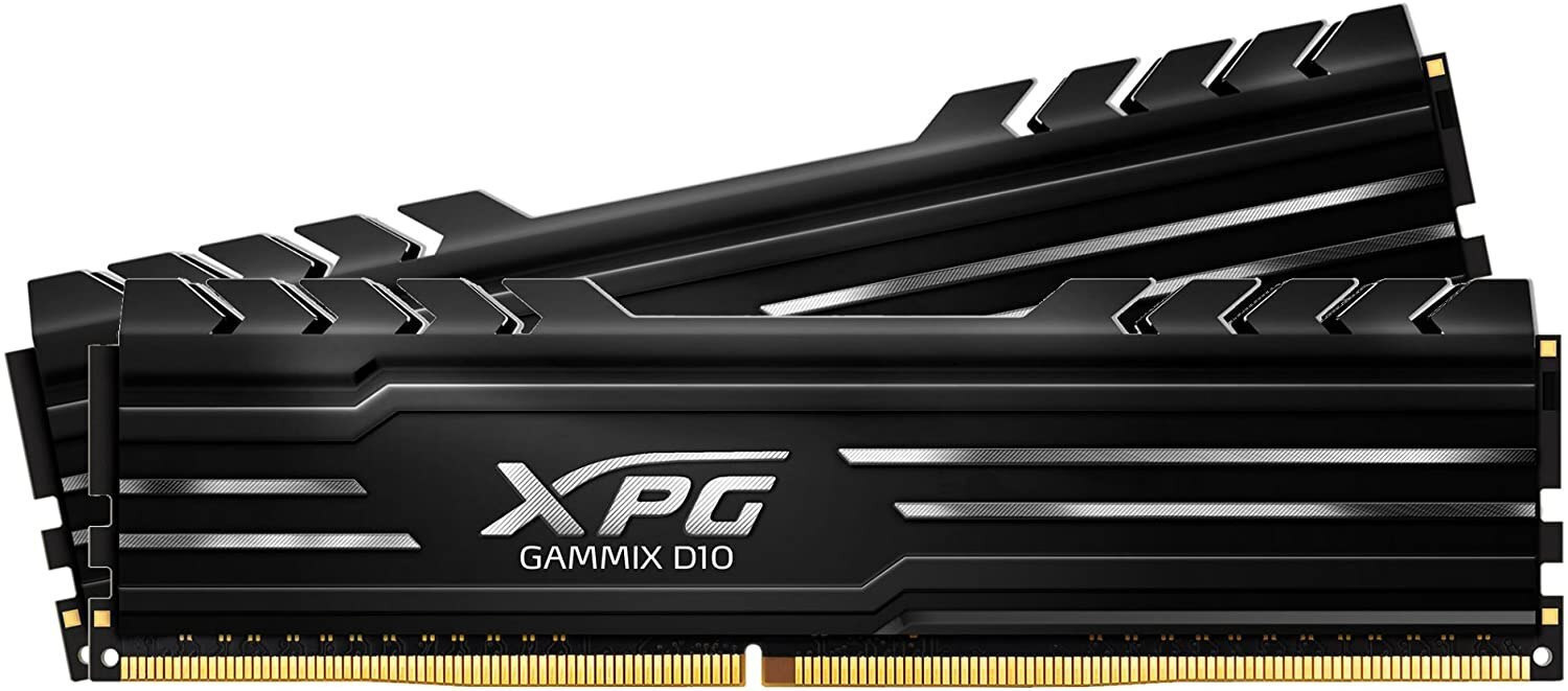 Adata XPG Gammix D10 DDR4 16GB RAM με 2x8GB Modules και Ταχύτητα 3200 για Desktop Κωδικός AX4U32008G16A-DB10