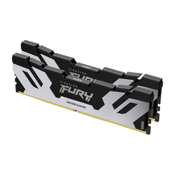 Kingston Fury Renegade Silver DDR5 32GB RAM με 2x16GB Modules και Ταχύτητα 6400 για Desktop Κωδικός KF564C32RSK2/32