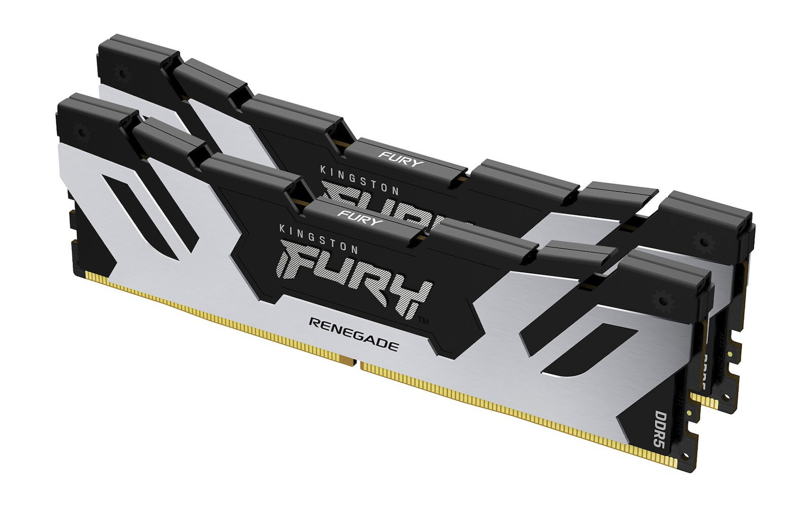 Kingston Fury Renegade Silver DDR5 32GB RAM με 2x16GB Modules και Ταχύτητα 6400 για Desktop Κωδικός KF564C32RSK2/32