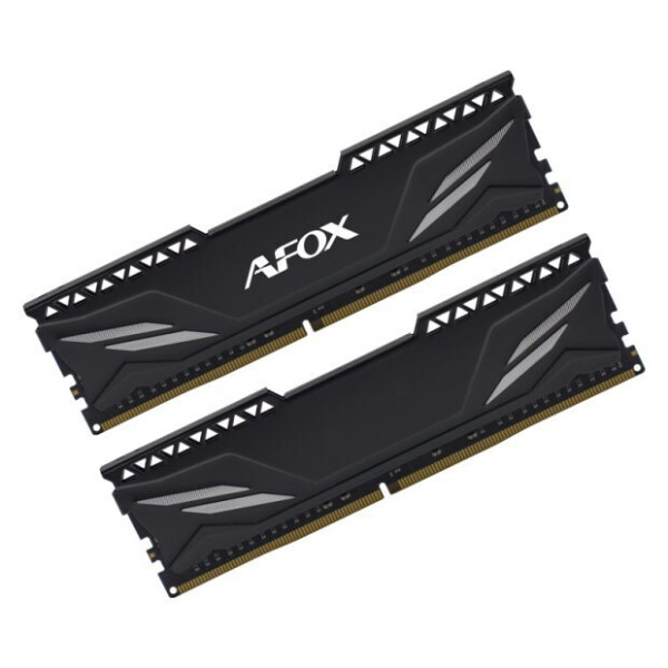 Afox Black Heatsink DDR4 32GB RAM με 2x16GB Modules και Ταχύτητα 3200 για Desktop Κωδικός AFLD432PH1CADB