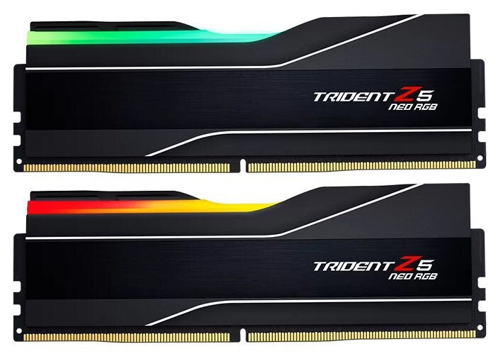 G.Skill Trident Z5 Neo DDR5 128GB RAM με 2x64GB Modules και Ταχύτητα 6000 για Desktop Κωδικός F5-6000J3444F64GX2-TZ5NR